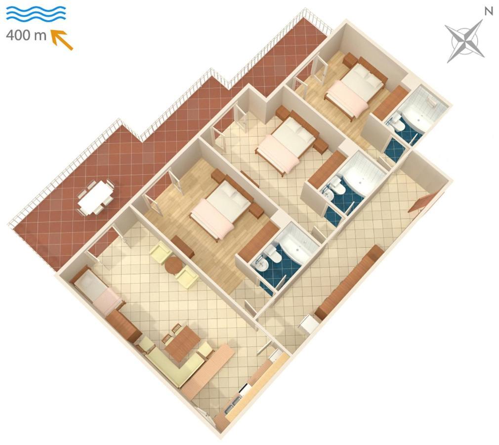Apartments With A Parking Space Brela, Makarska - 6043 エクステリア 写真